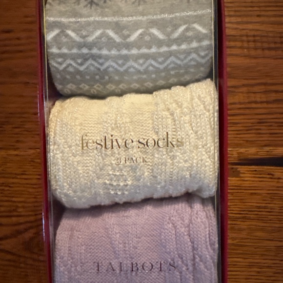Talbots Socks 3 pack NWT - Picture 2 of 4